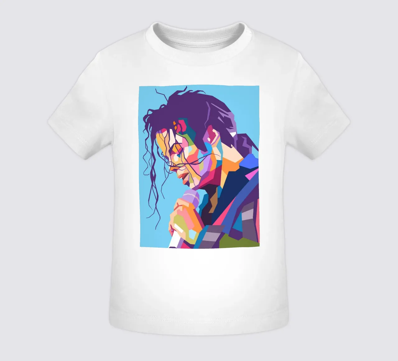 Michael Jackson iconic singer baby t-shirt by Hantamrata