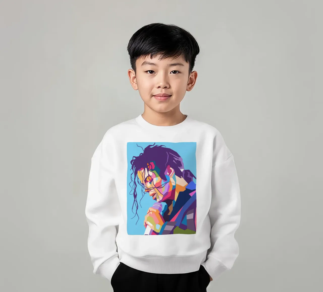 Michael Jackson, cantante iconico felpa bambino da Hantamrata