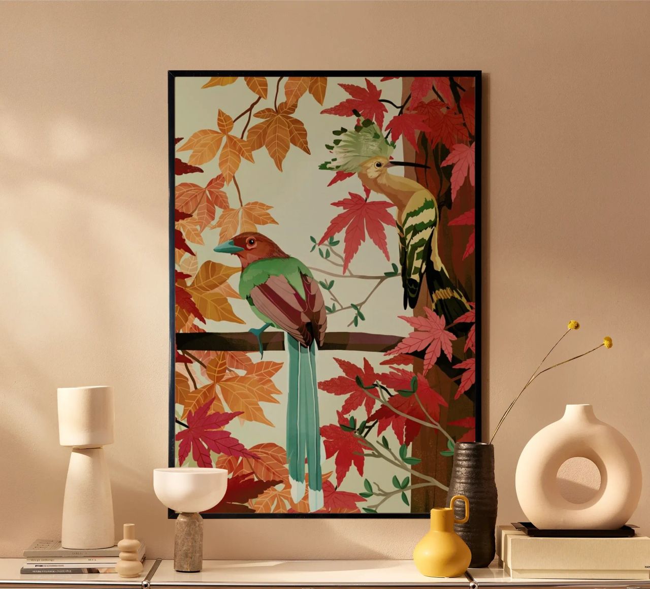 Birds Of Autumn poster by Goed Blauw