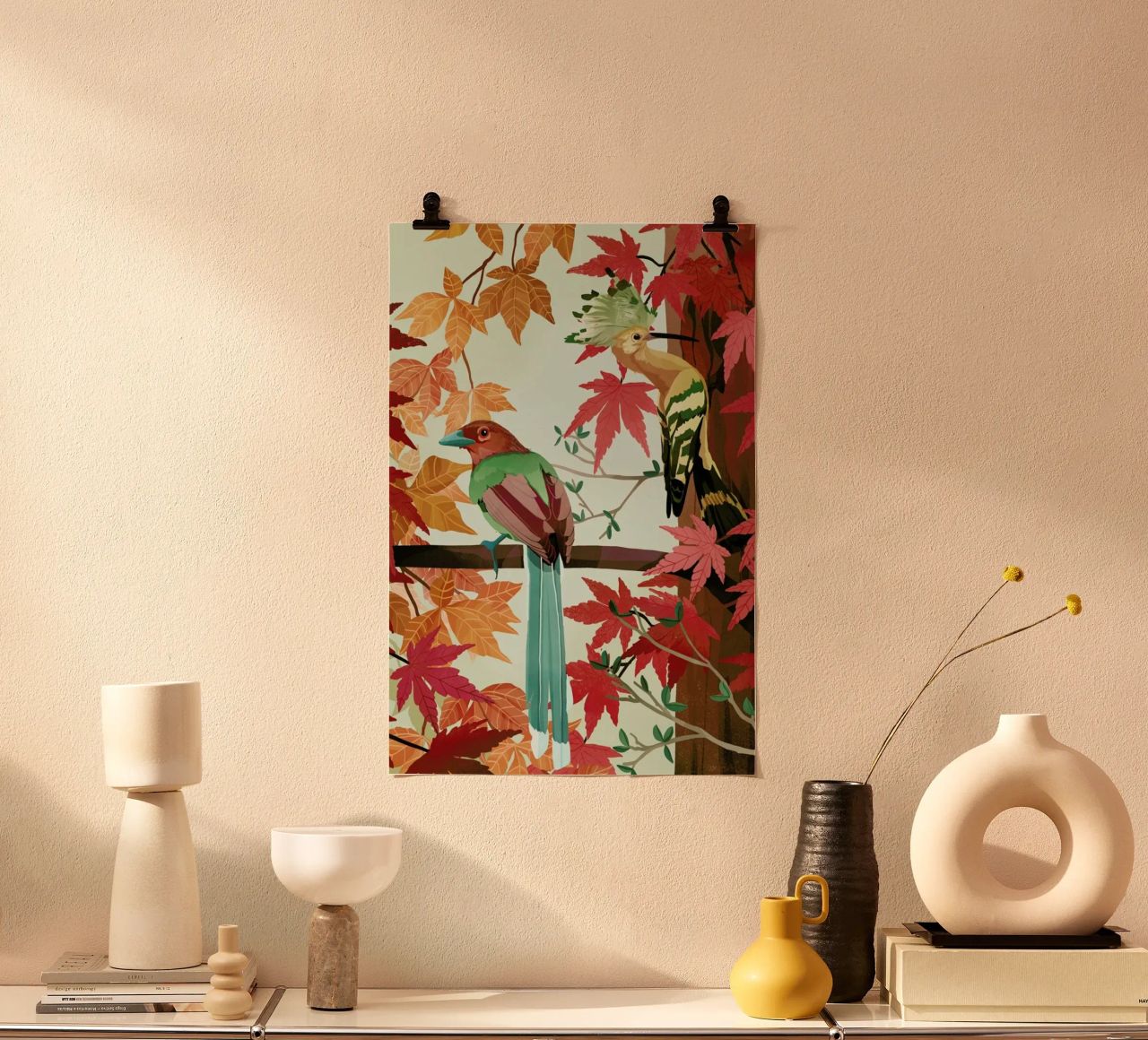 Birds Of Autumn poster by Goed Blauw