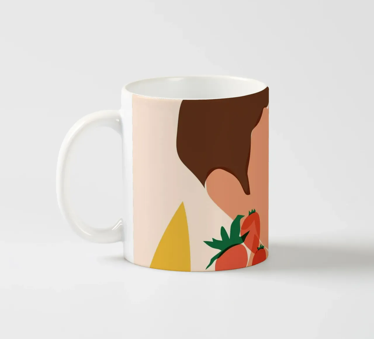 Orecchini a forma di fragola tazza in ceramica da Kintsugi99