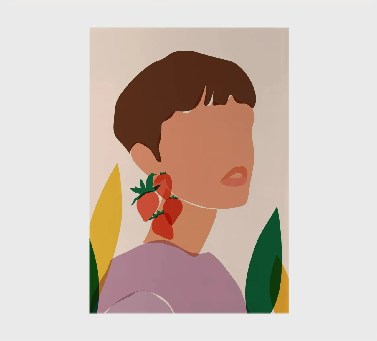 Orecchini a forma di fragola diario da Kintsugi99