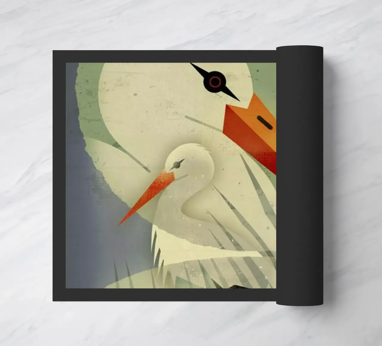 Storcks doormat by Dieter Braun