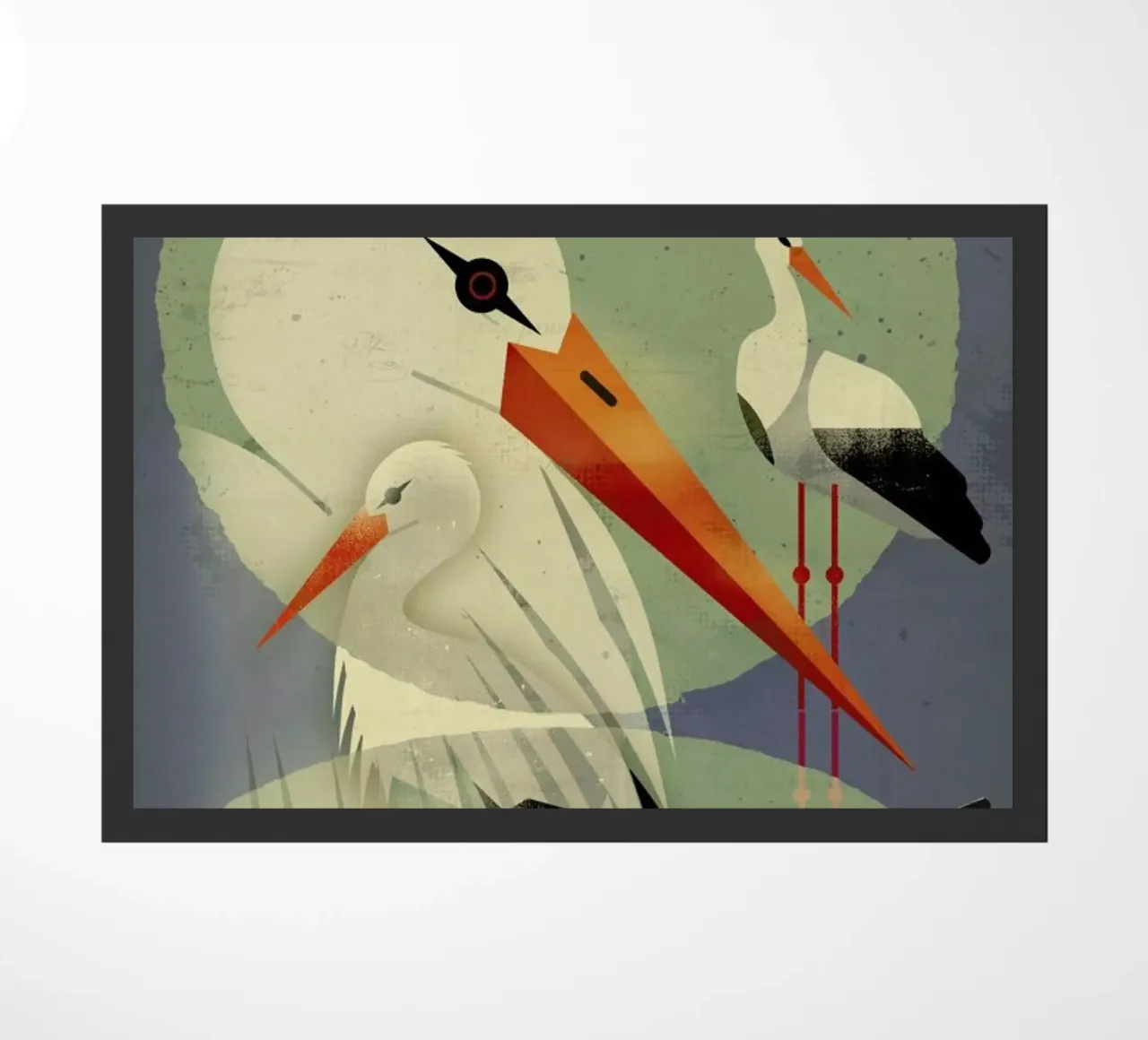 Storcks doormat by Dieter Braun