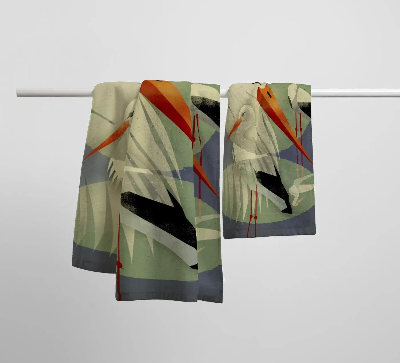 Storcks towel by Dieter Braun