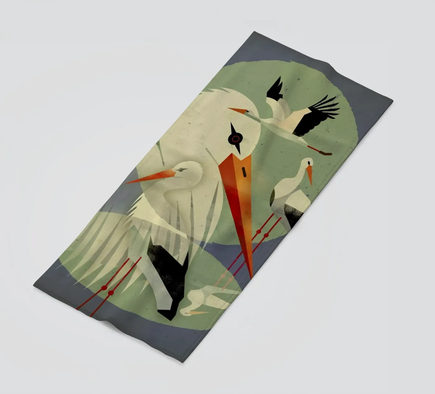 Storcks strandhanddoek van Dieter Braun