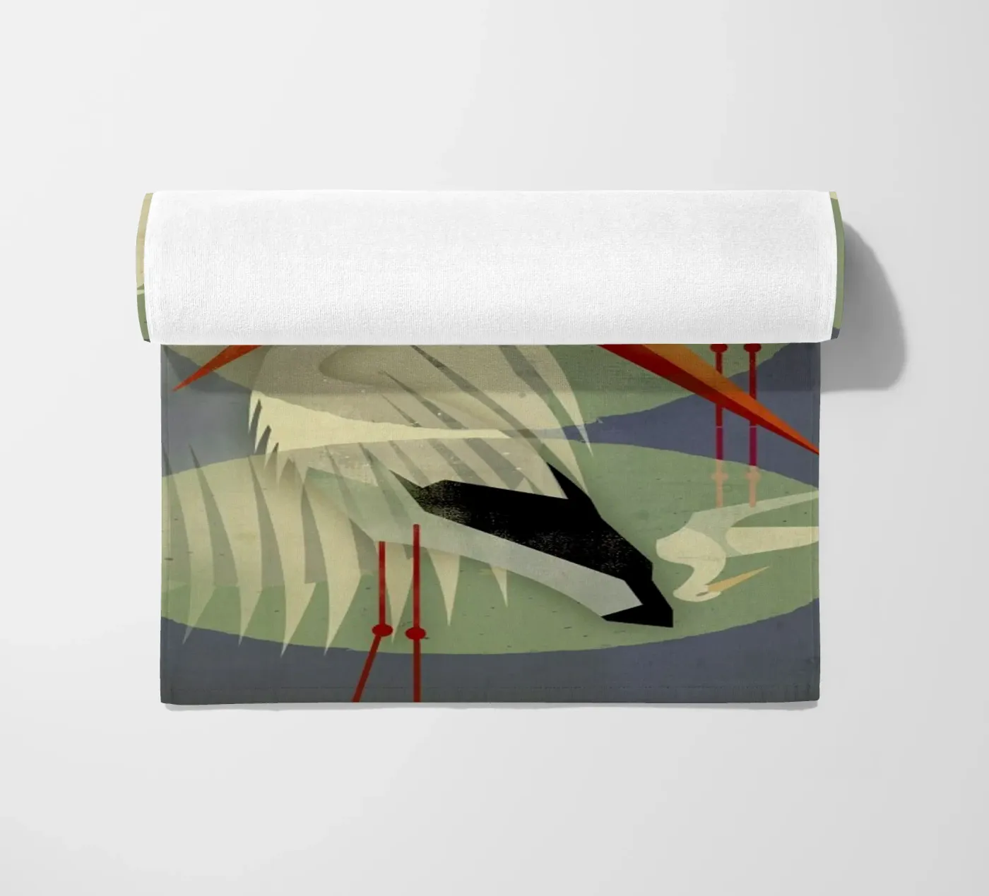 Storcks strandhanddoek van Dieter Braun