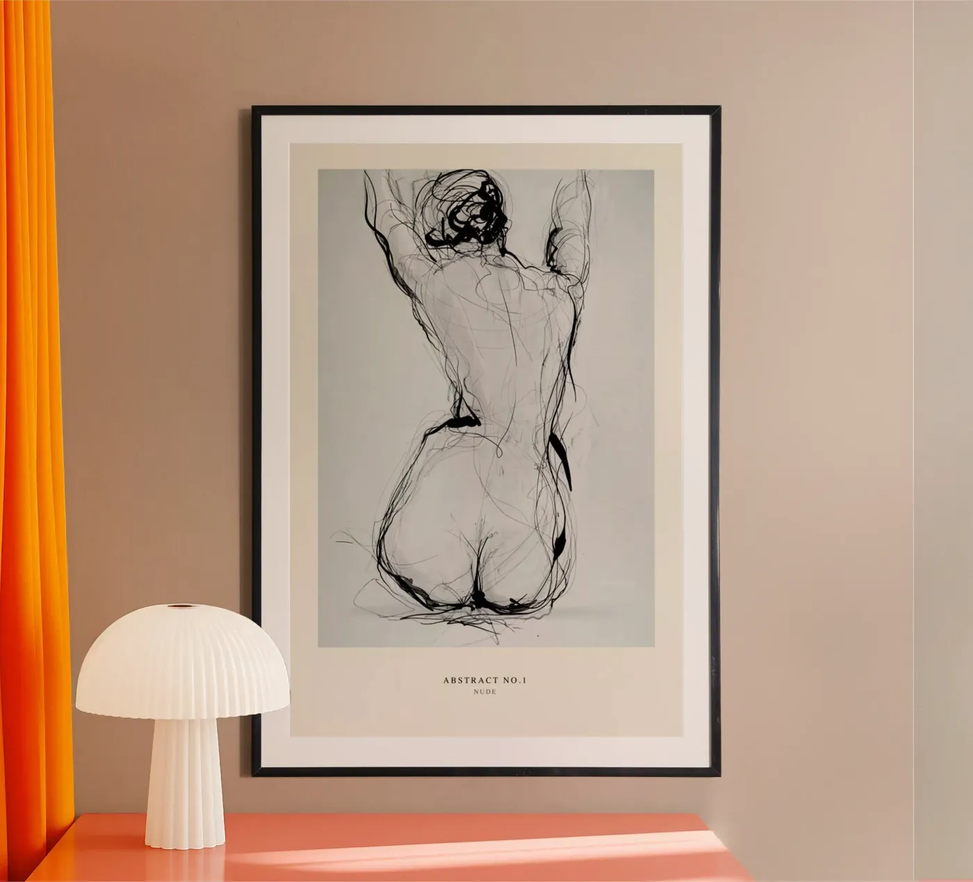 Nude Poster von Graphite