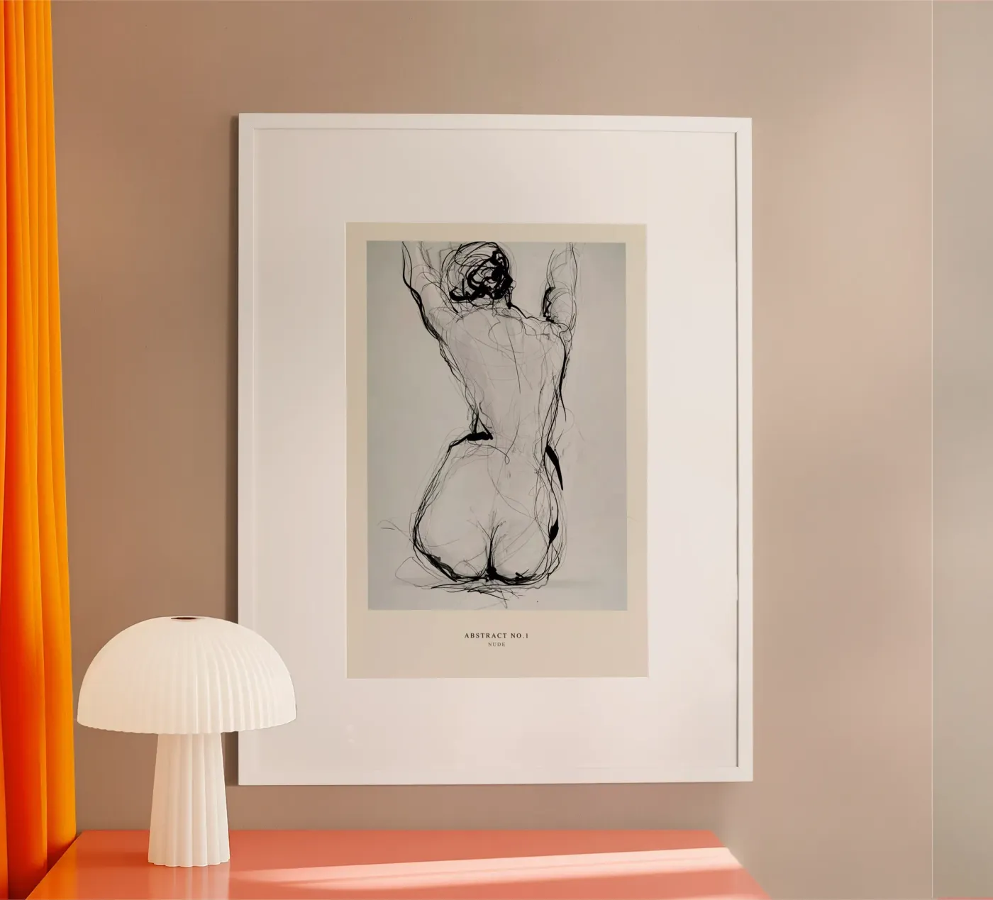 Nude Poster von Graphite