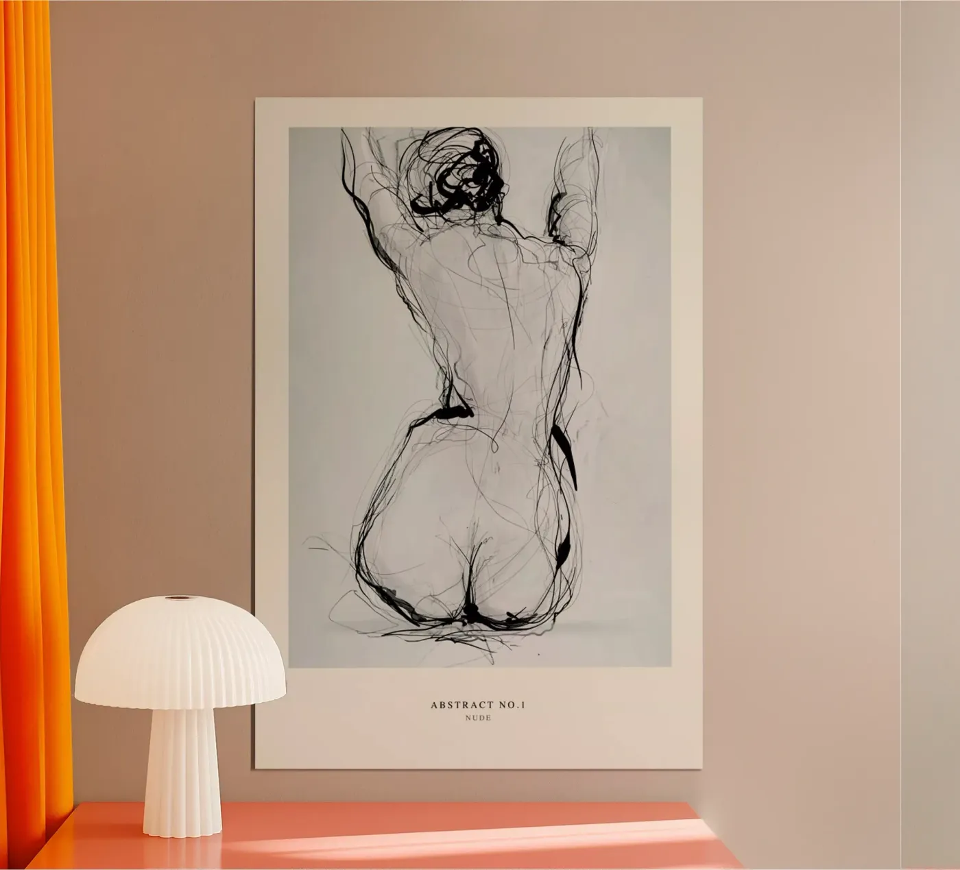 Nude Poster von Graphite