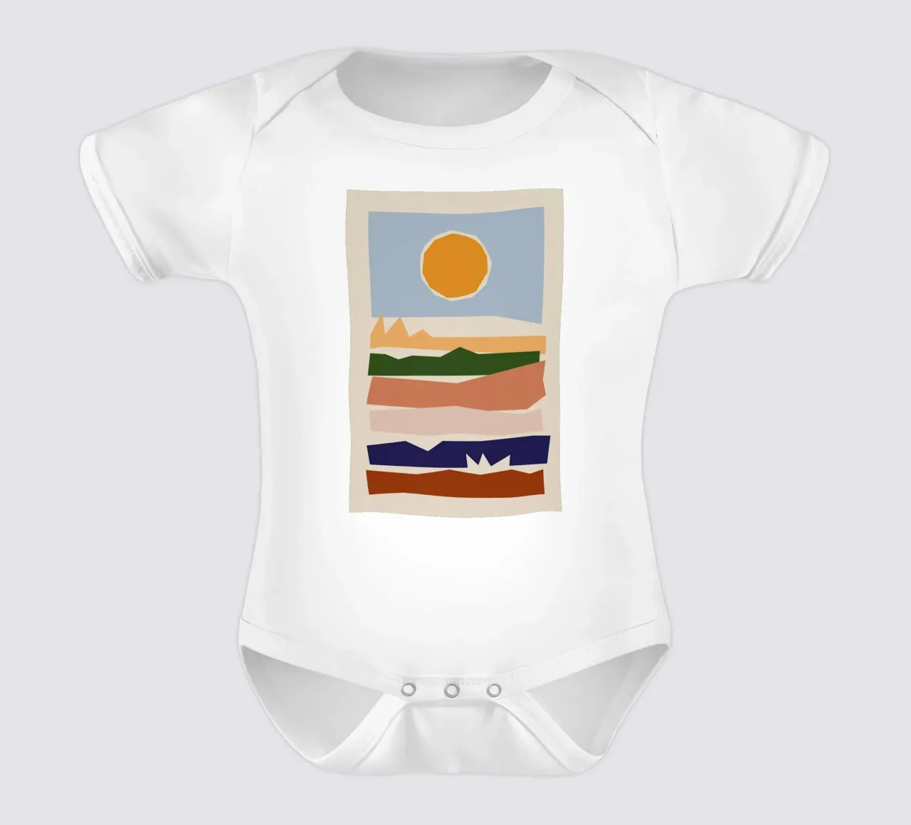 Warm Horizons II body neonato maniche corte da Pure