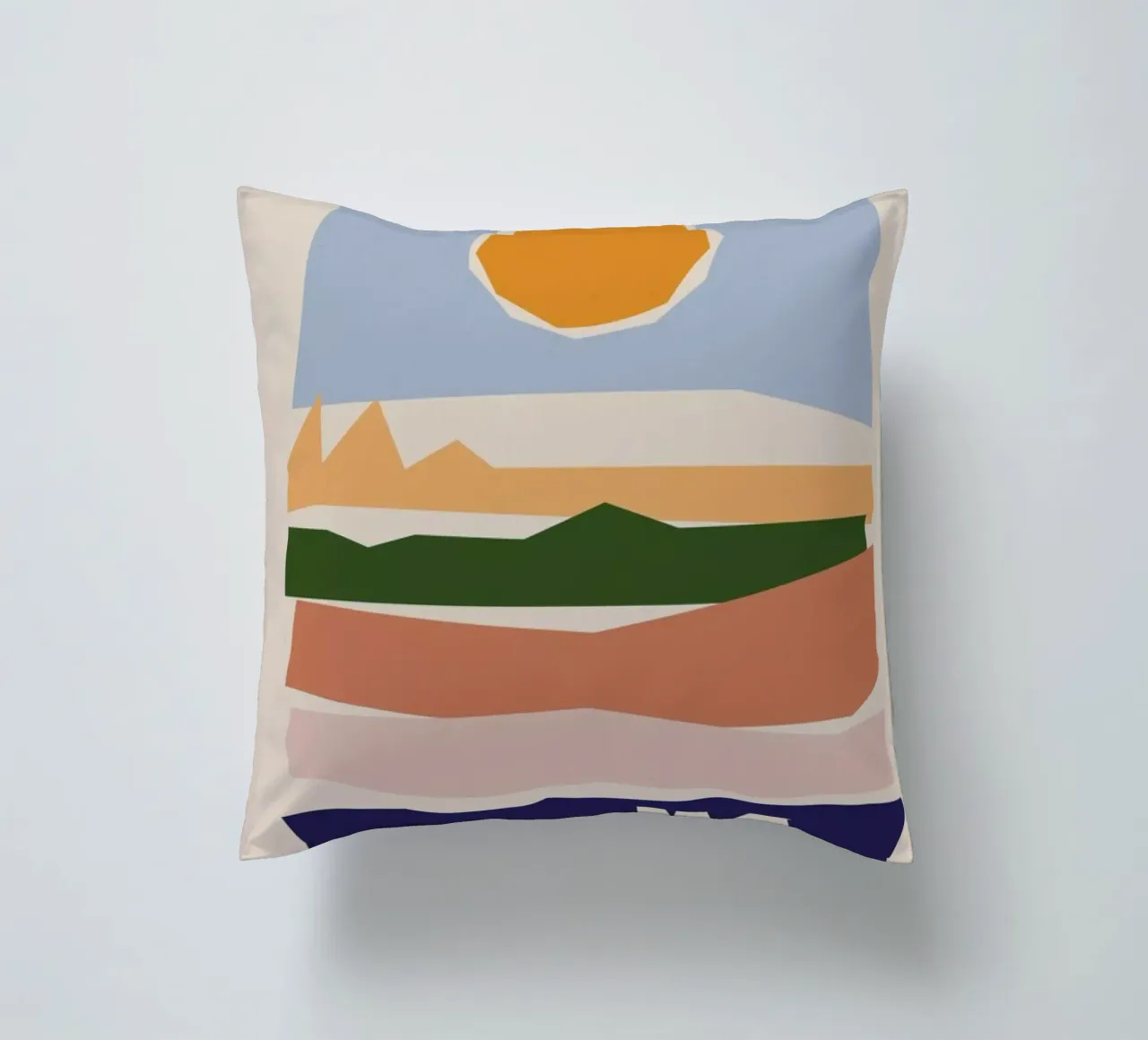 Warm Horizons II cuscino da Pure