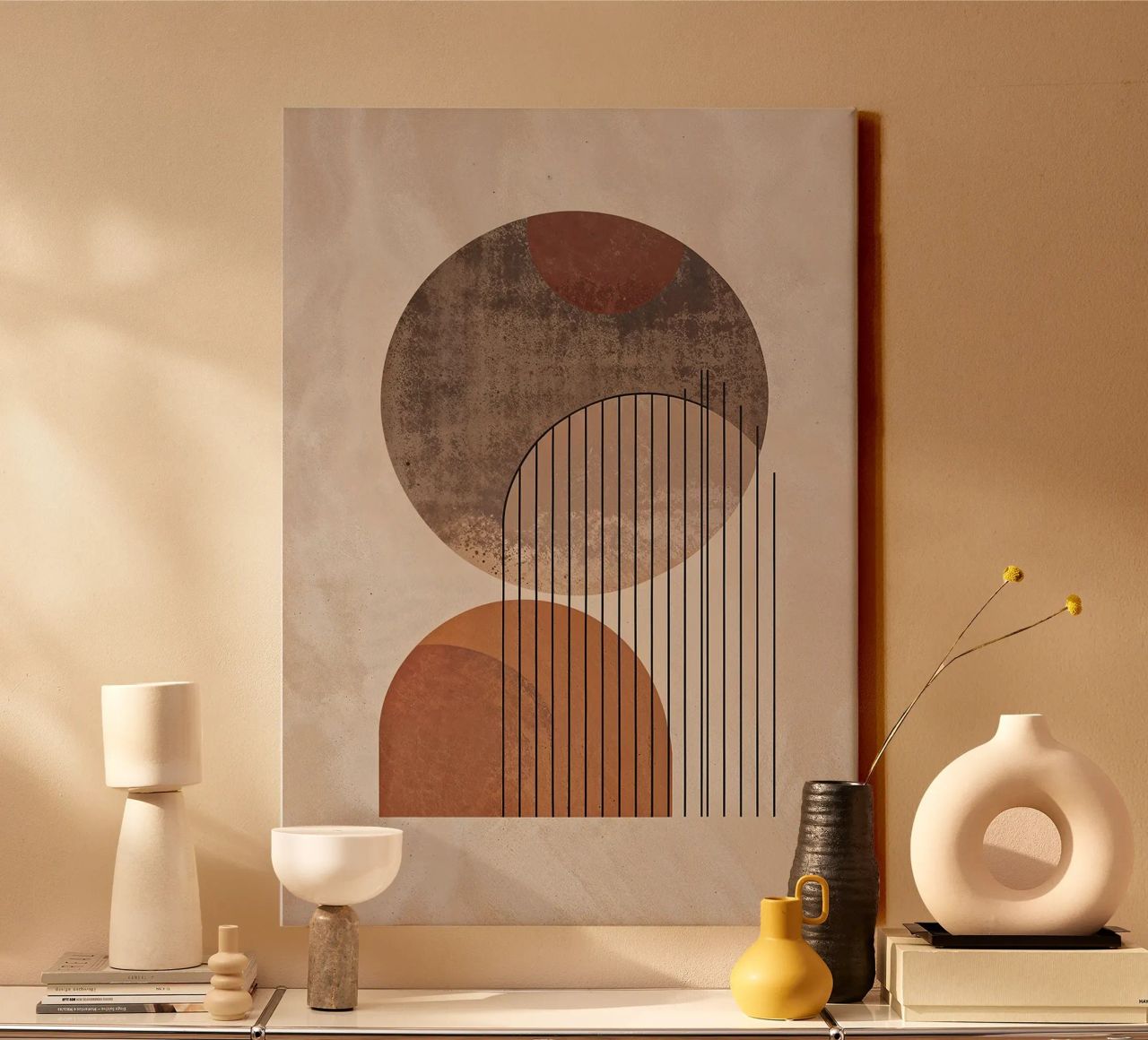 circle sphere semi-circle arc abstract shapes texture canvas by Nick Haluck