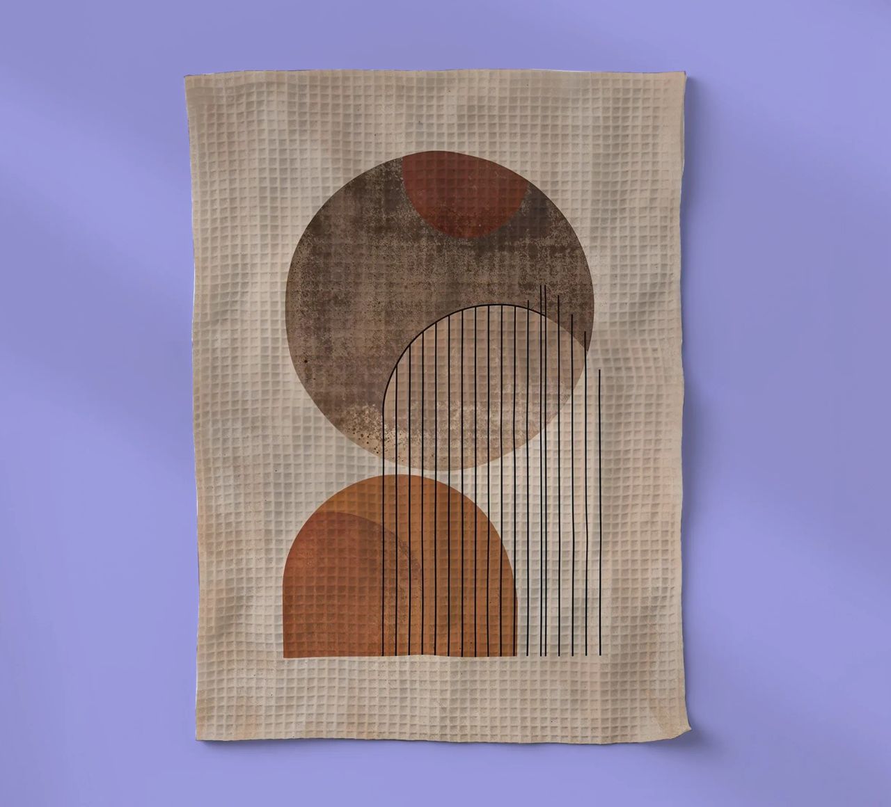 cerchio sfera semicerchio arco astratto forme texture canovaccio da cucina da Nick Haluck
