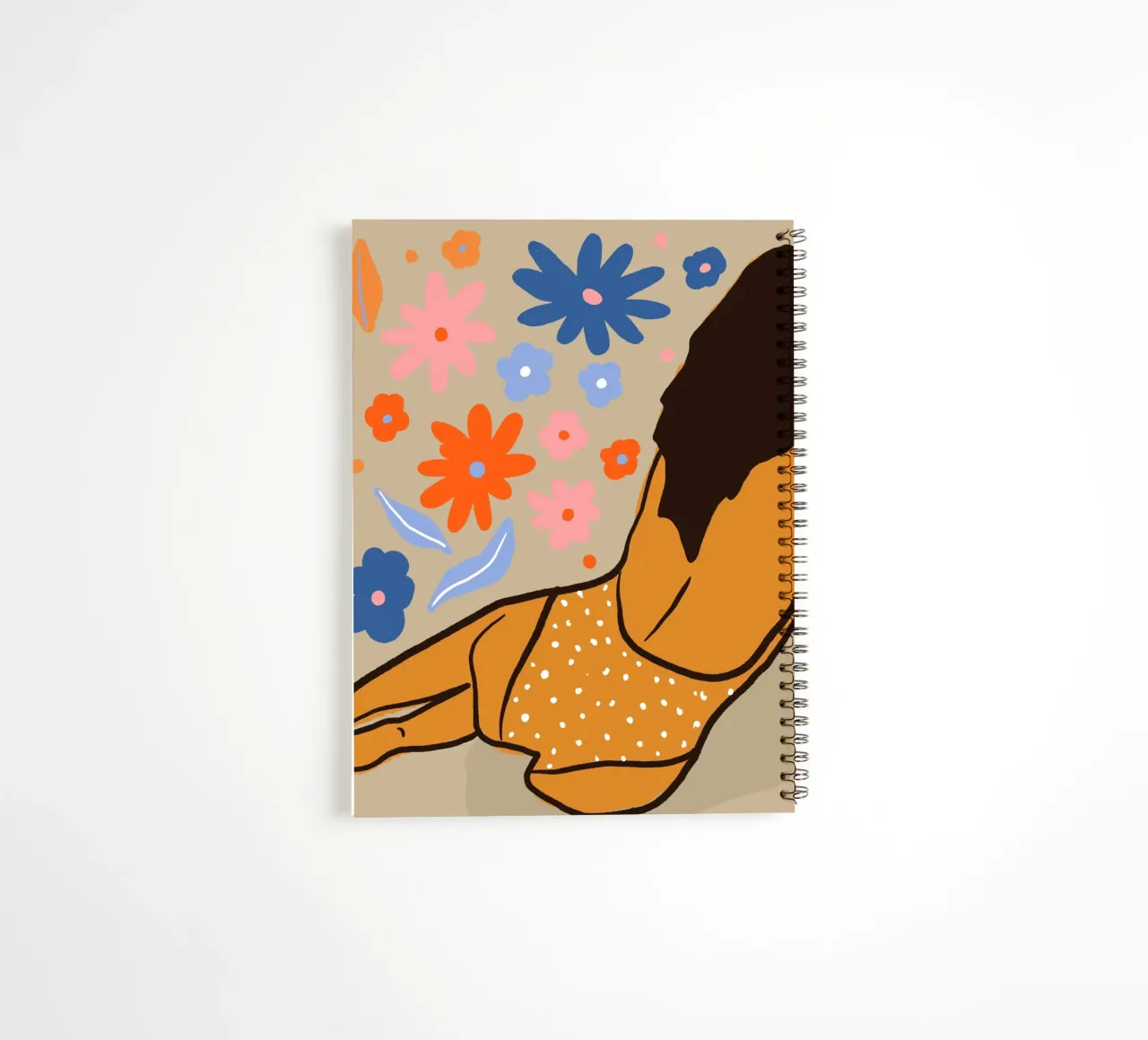 Laid-Back Summer Vibes spiral notebook by Kintsugi99