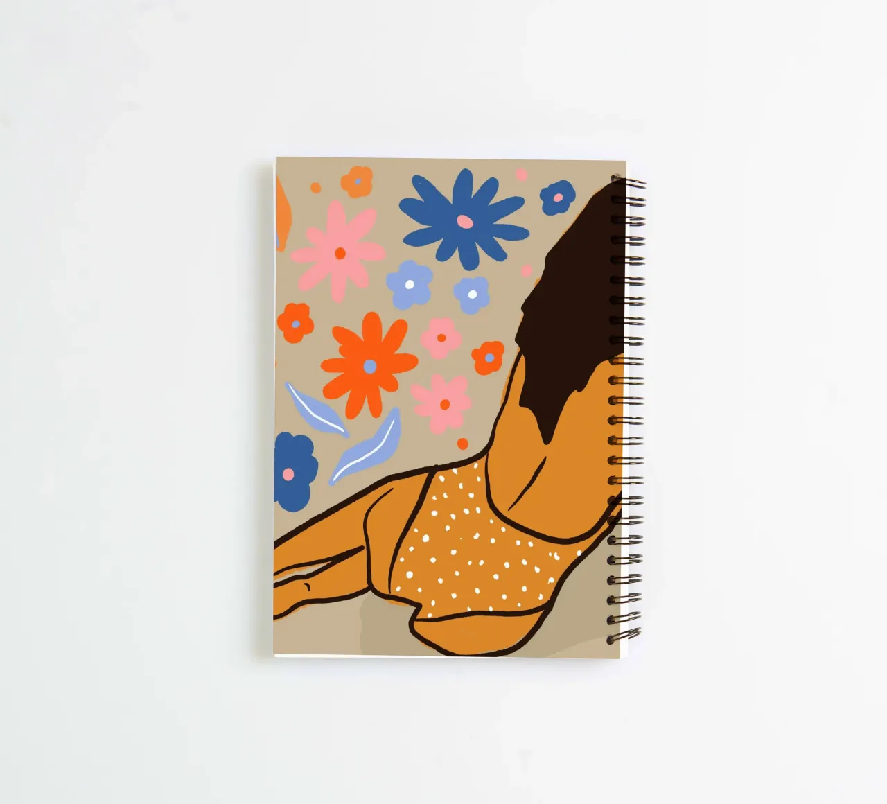 Laid-Back Summer Vibes spiral notebook by Kintsugi99