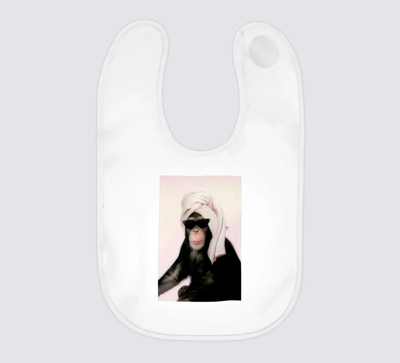 Chimp bavaglino da Paul Fuentes Design
