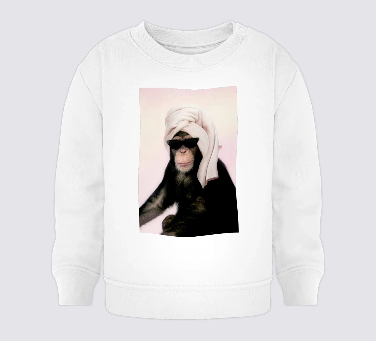 Chimp sudadera de bebé de Paul Fuentes Design