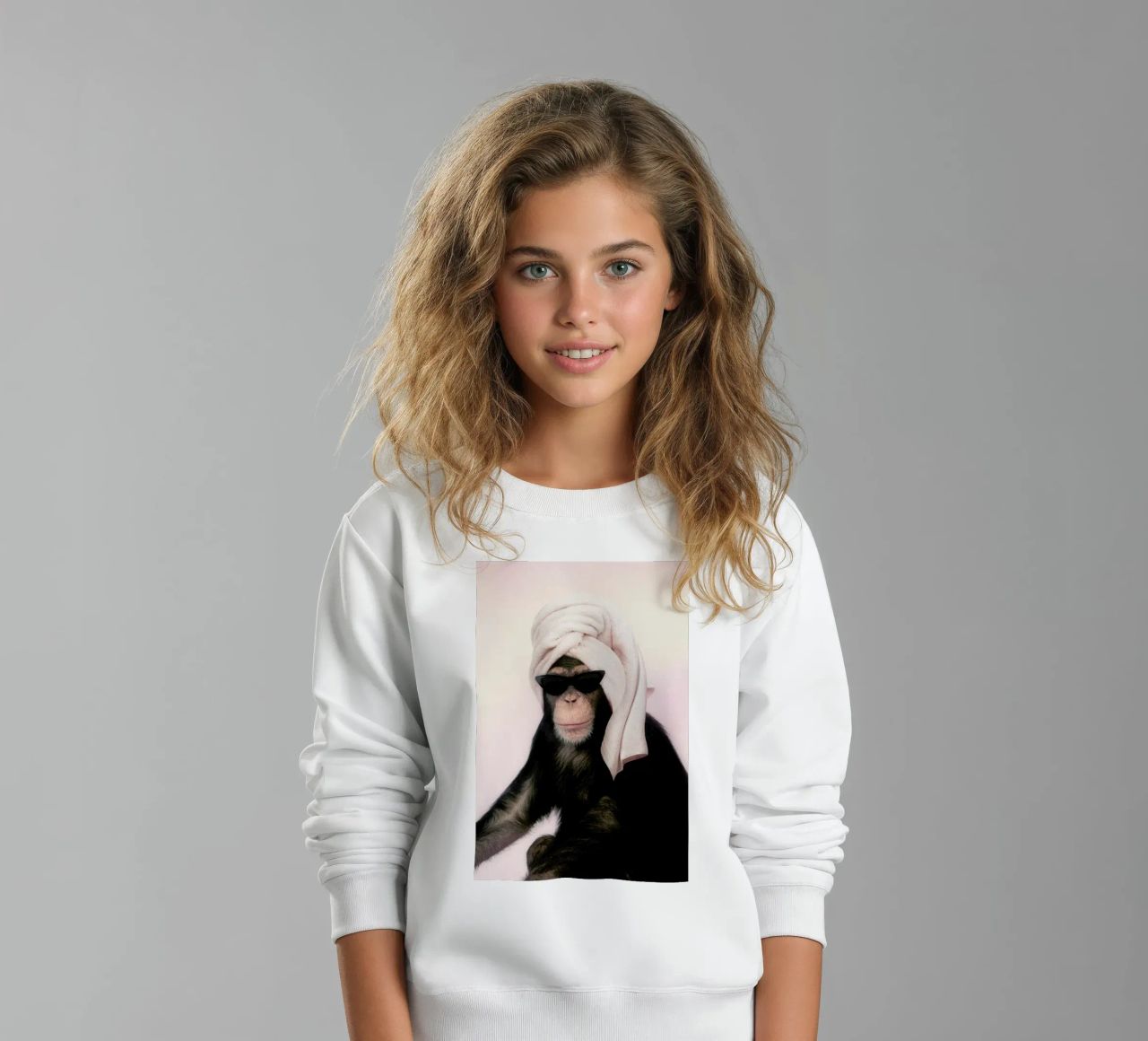 Chimp sudadera para niño de Paul Fuentes Design