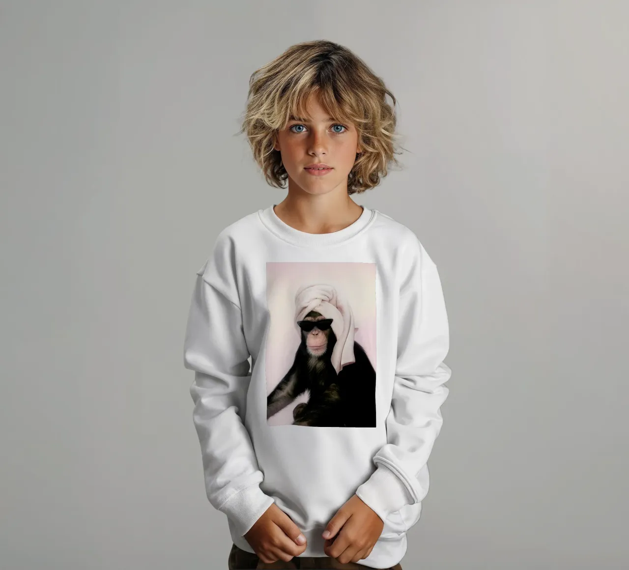 Chimp felpa bambino da Paul Fuentes Design