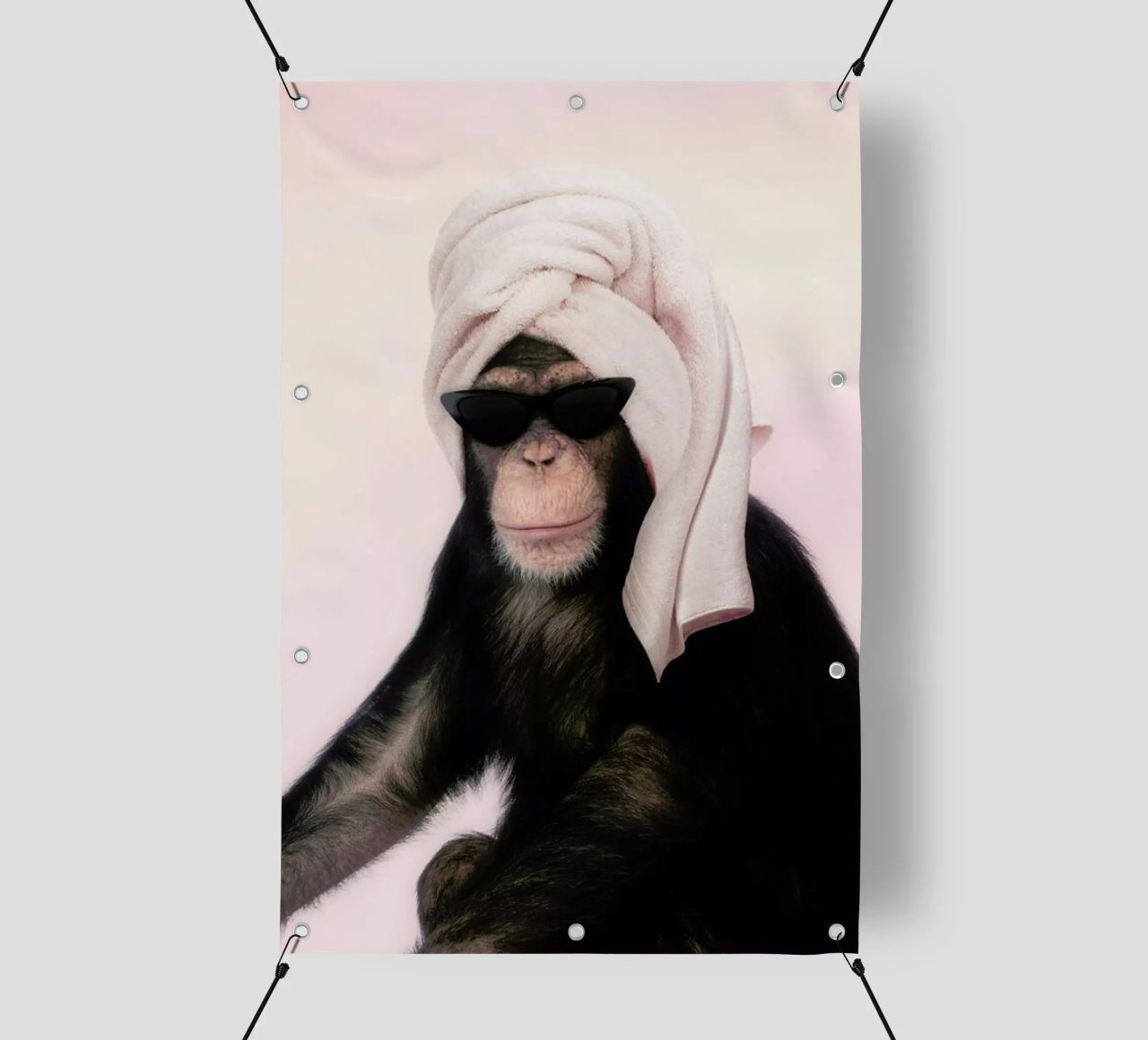 Chimp telo in pvc da Paul Fuentes Design