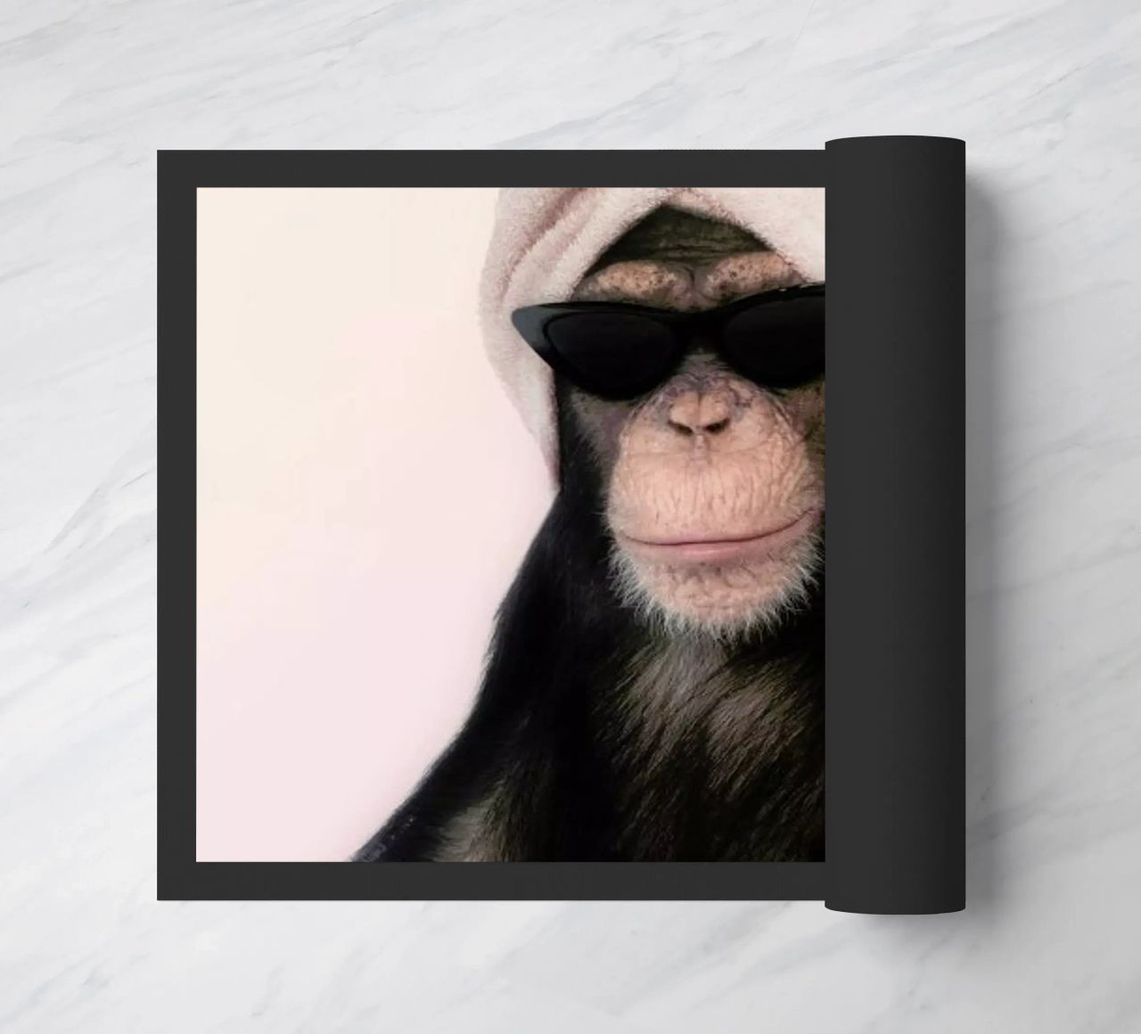 Chimp felpudo de Paul Fuentes Design