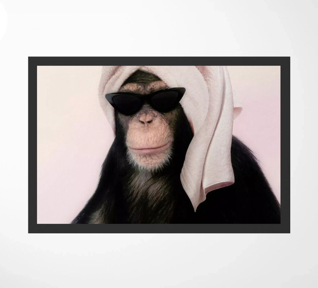 Chimp felpudo de Paul Fuentes Design