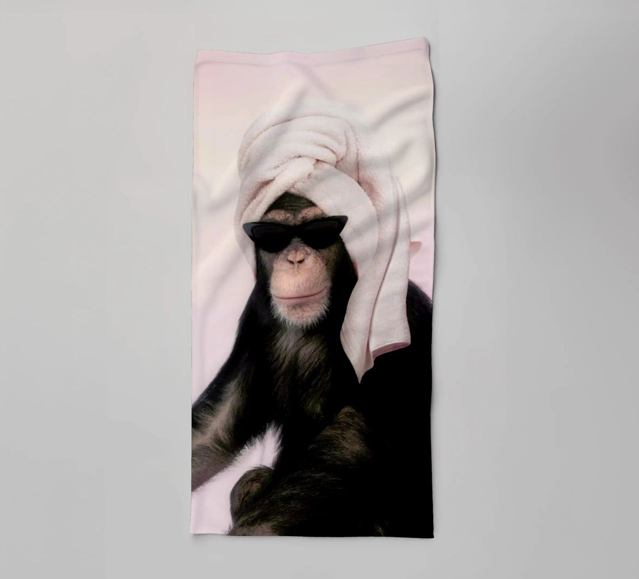 Chimp toalla de baño de Paul Fuentes Design