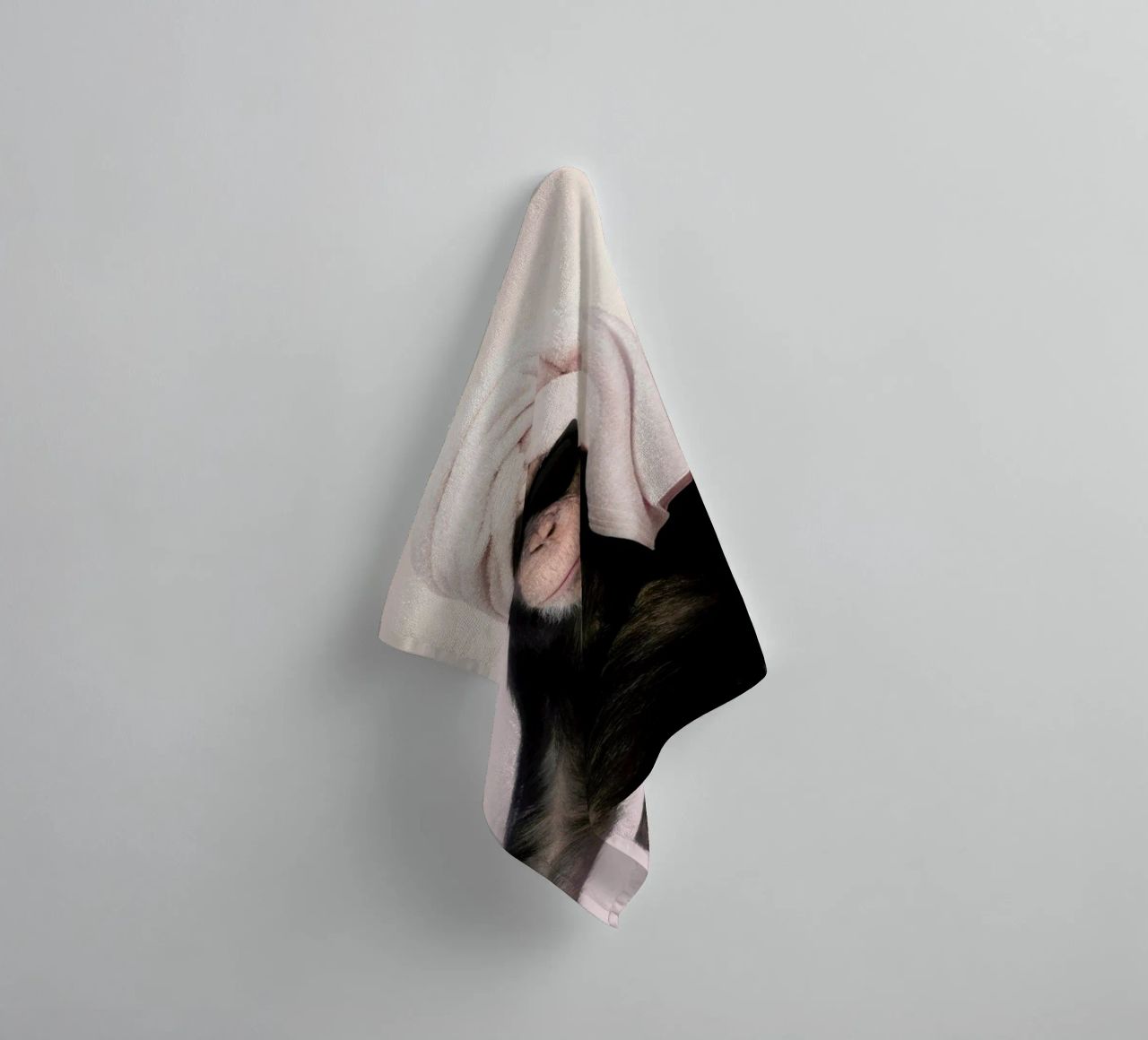 Chimp toalla de baño de Paul Fuentes Design
