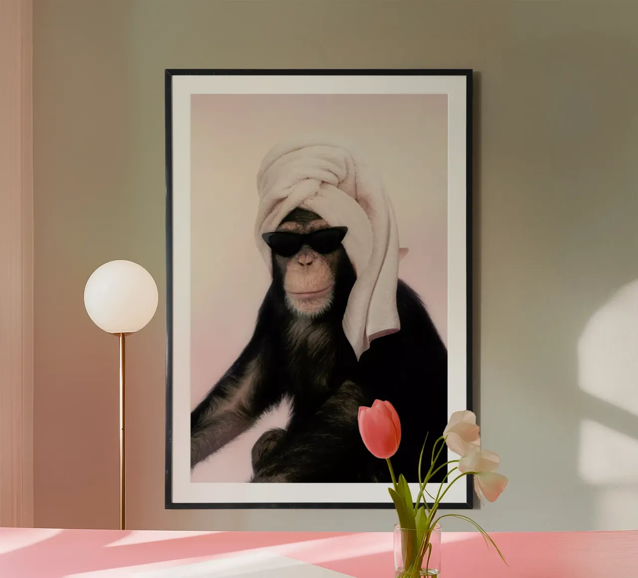 Chimp poster da Paul Fuentes Design