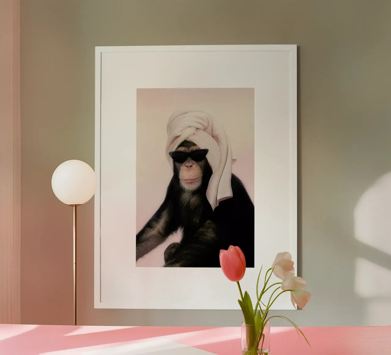 Chimp poster da Paul Fuentes Design