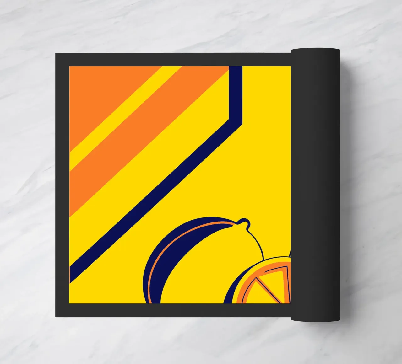 Giallo limone zerbino da TODAY'S SHOP