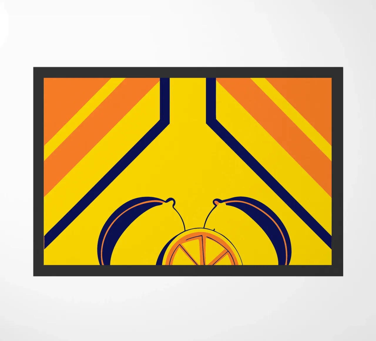 Giallo limone zerbino da TODAY'S SHOP