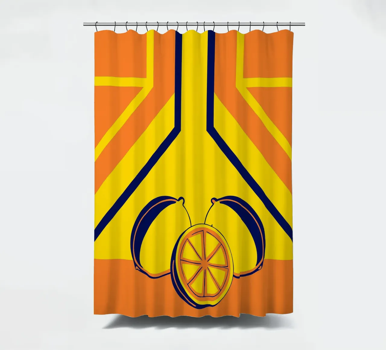 Gelbe Zitrone Duschvorhang von TODAY'S SHOP