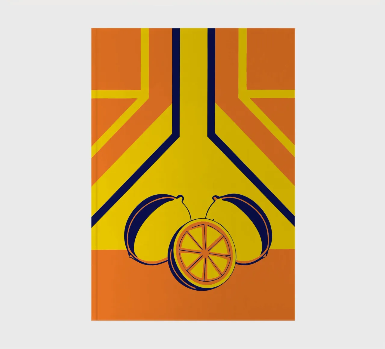 Yellow Lemon notebook by TODAY'S SHOP