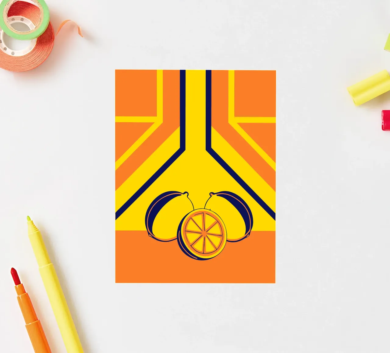 Gelbe Zitrone Sticker von TODAY'S SHOP