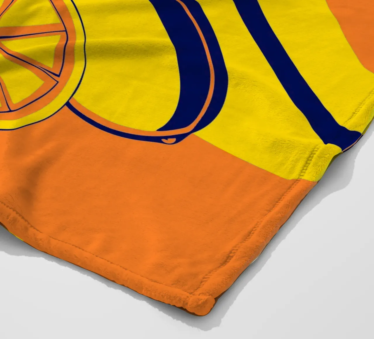 Gelbe Zitrone Fleecedecke von TODAY'S SHOP