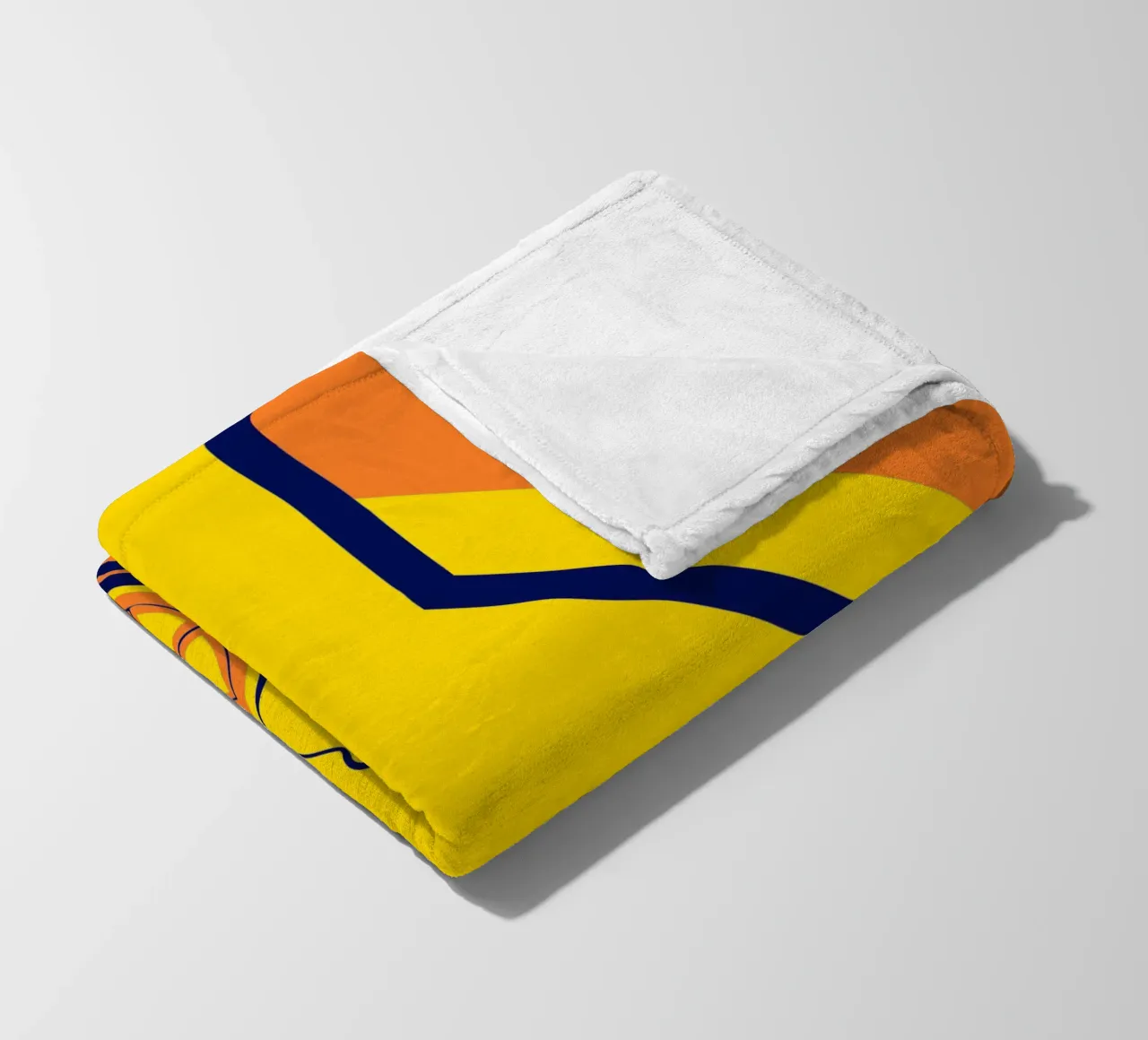 Gelbe Zitrone Fleecedecke von TODAY'S SHOP