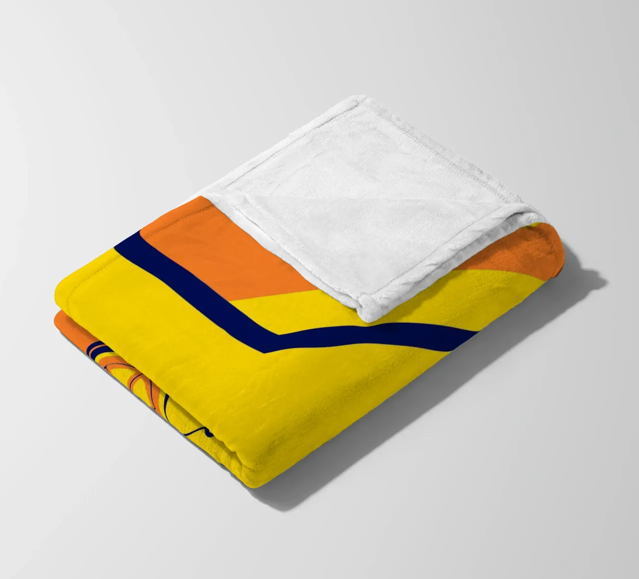 Gelbe Zitrone Fleecedecke von TODAY'S SHOP