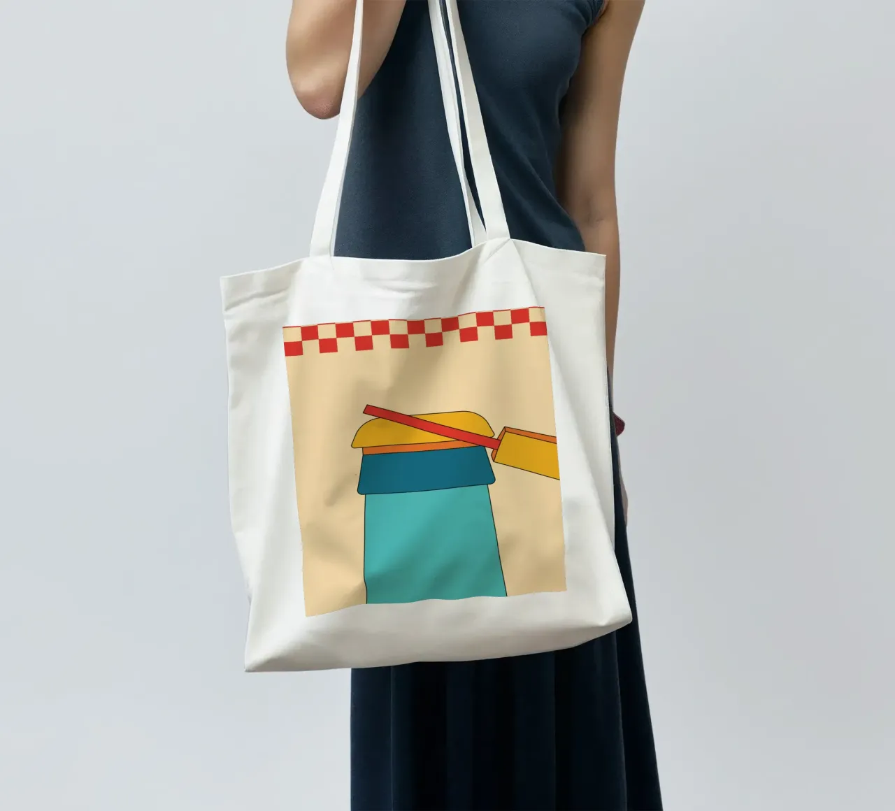 Bottle Open Retro borsa in juta da galihstudio