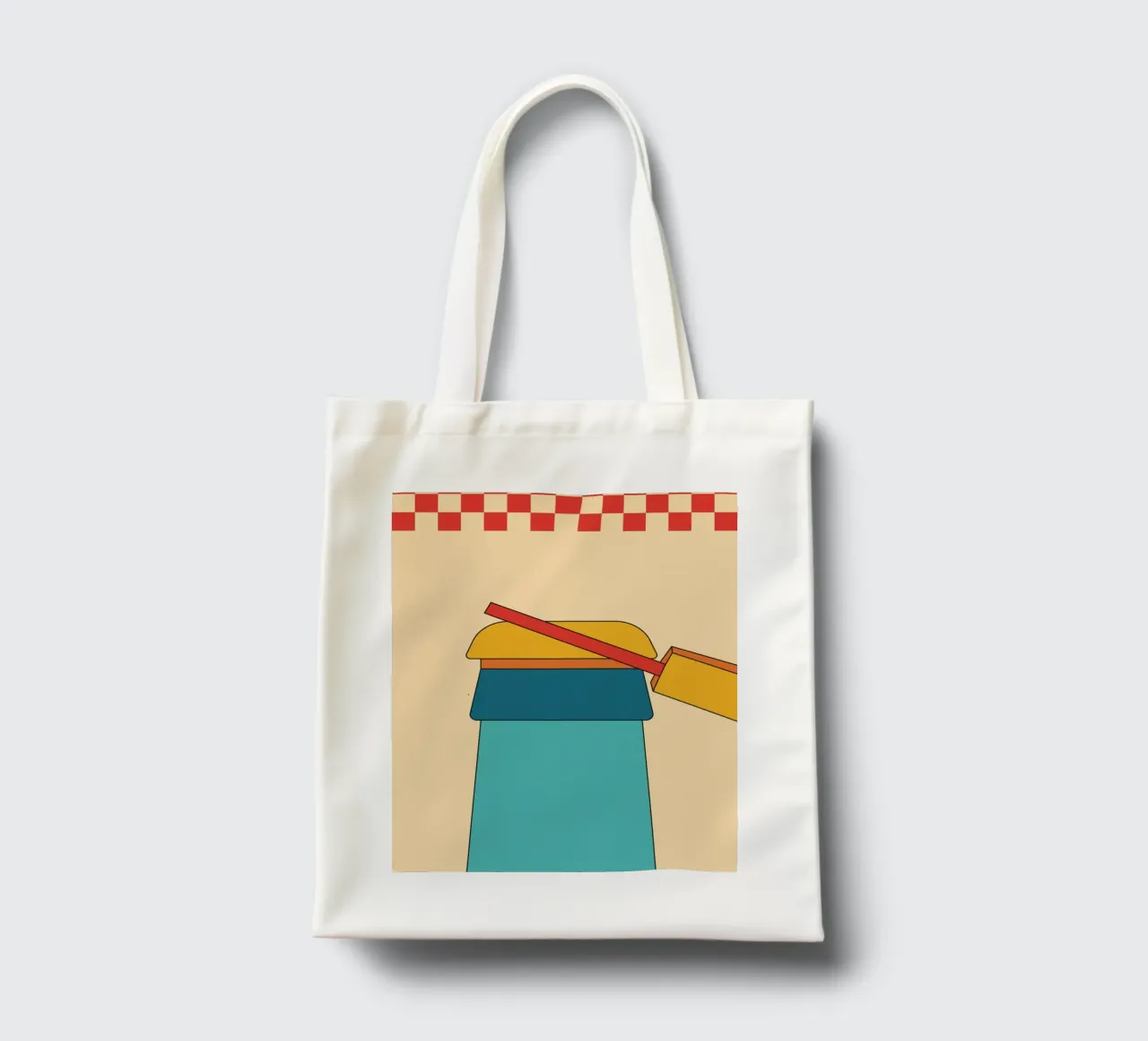 Bottle Open Retro borsa in juta da galihstudio