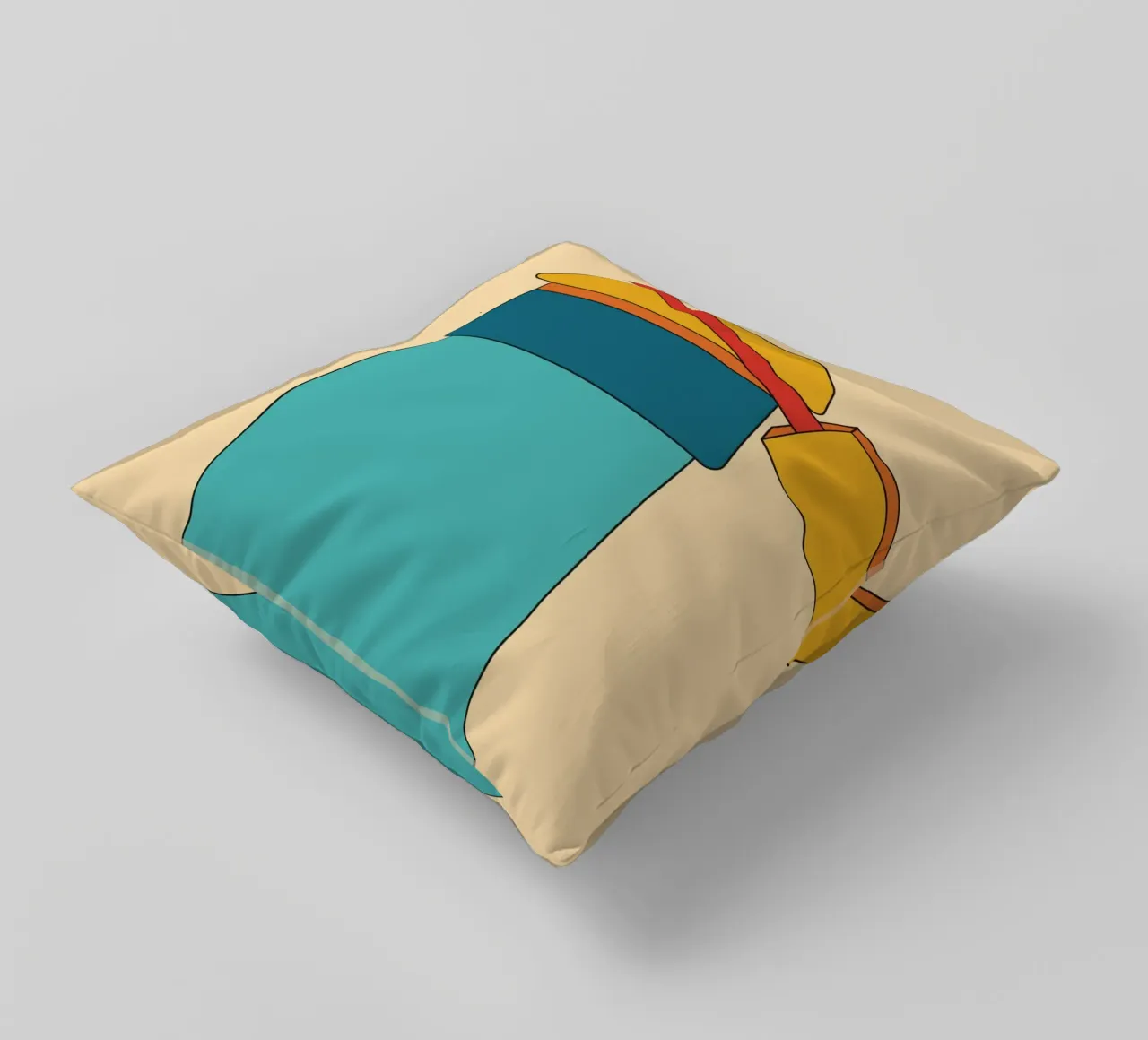 Bottle Open Retro cuscino da galihstudio