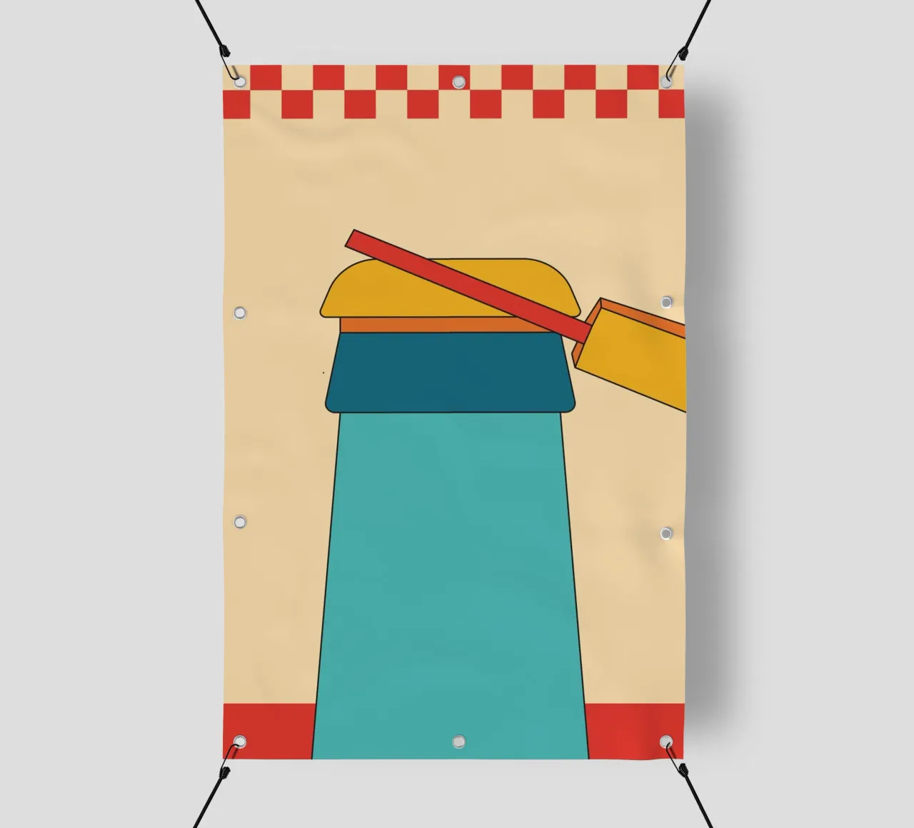 Bottle Open Retro telo in pvc da galihstudio