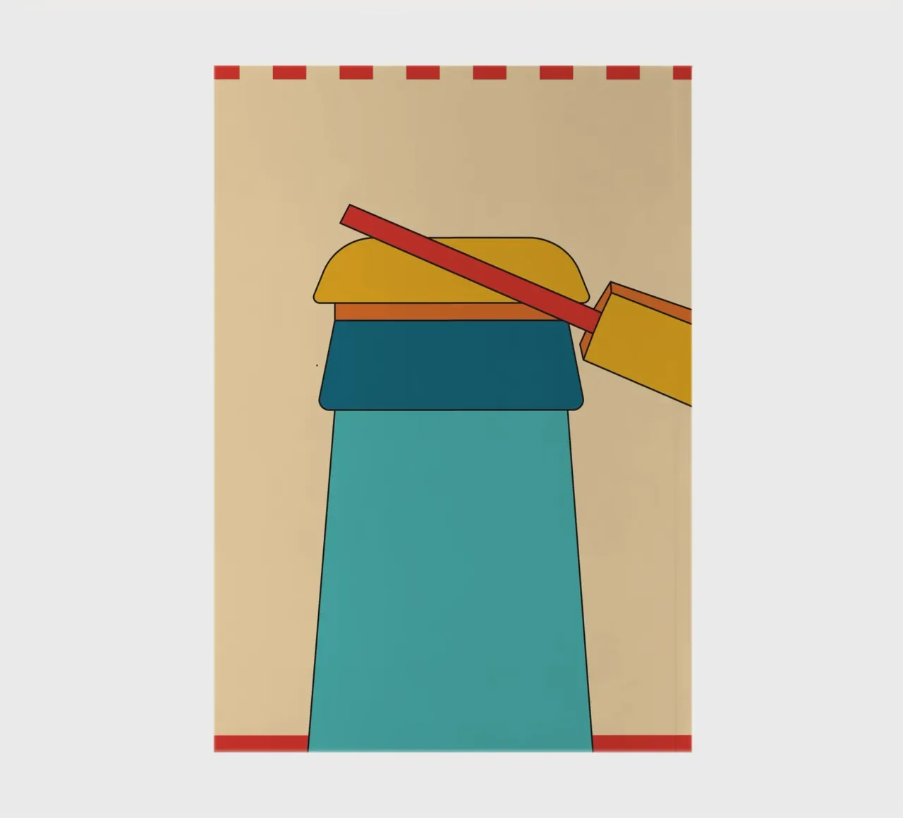 Bottle Open Retro notebook by galihstudio