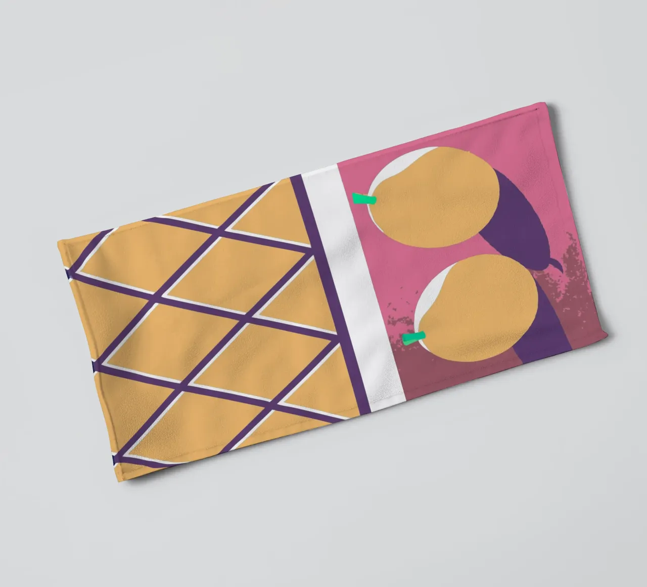 Gelbe Zitrone Handtuch von TODAY'S SHOP