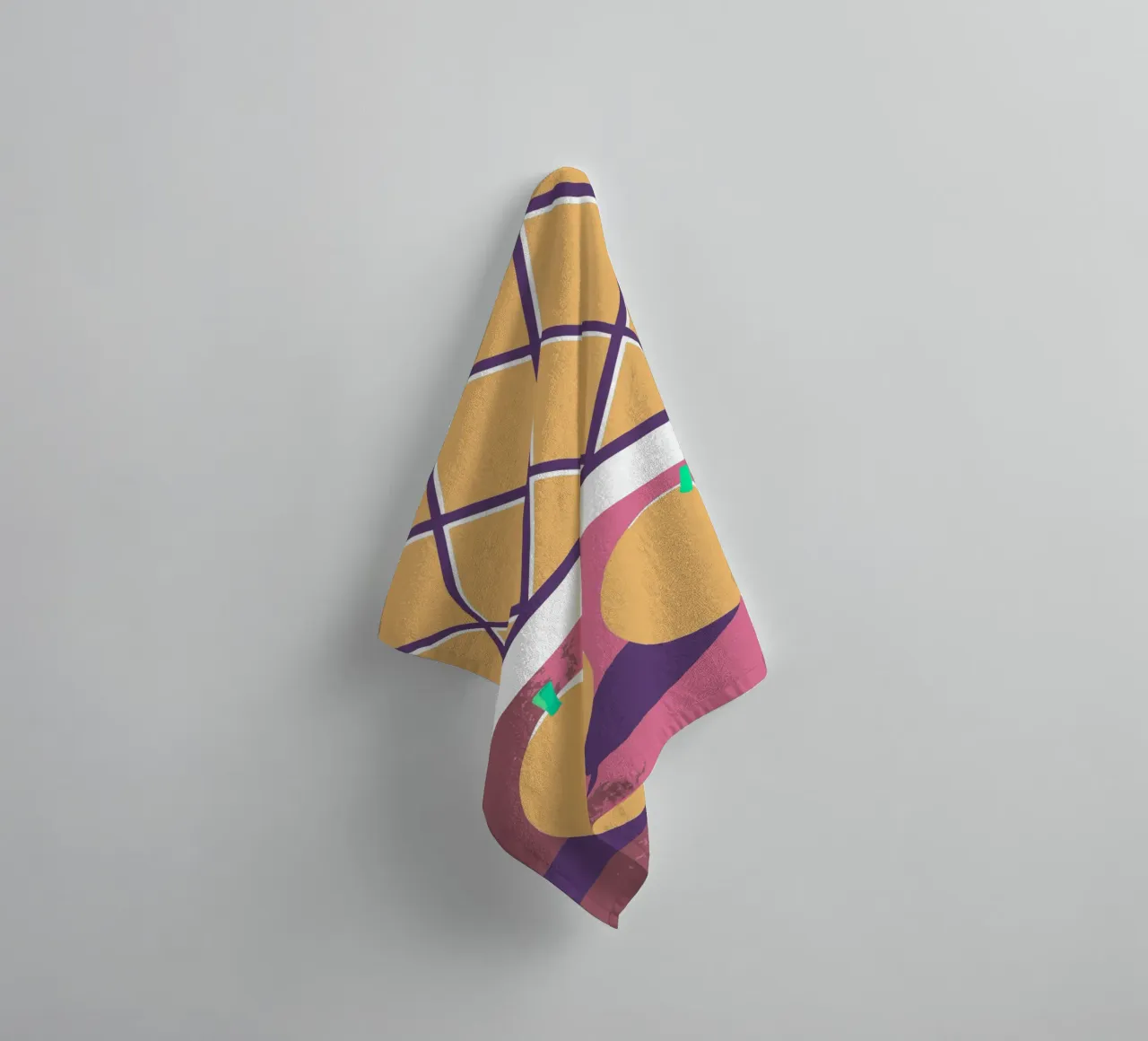 Gelbe Zitrone Handtuch von TODAY'S SHOP