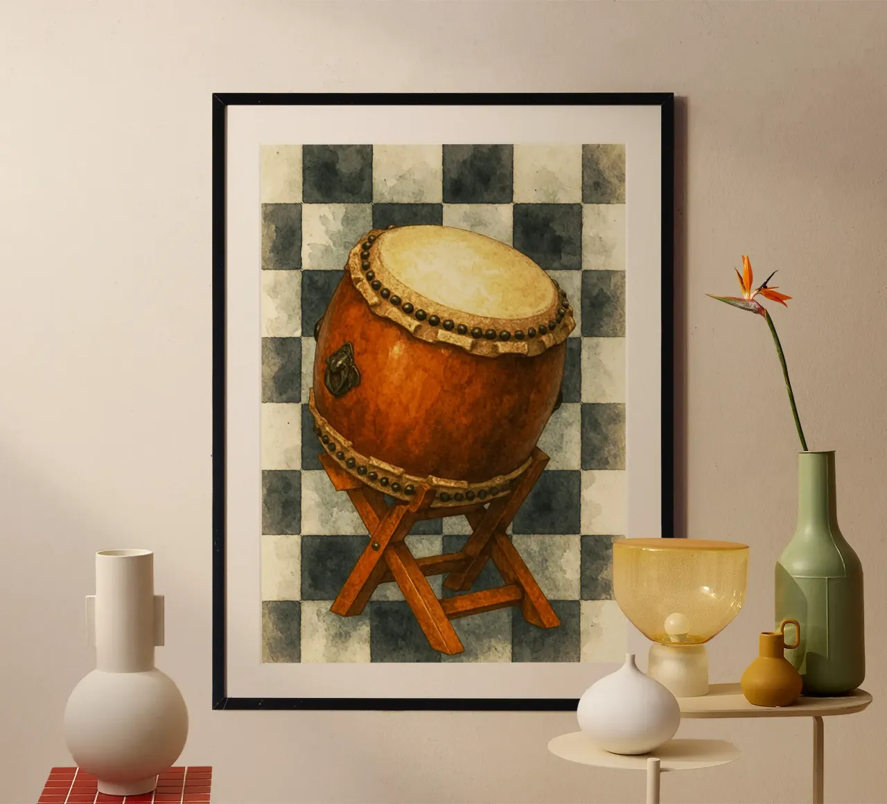 Taiko Phantasie Malerei Zeichnung Kunst Poster von the gendels