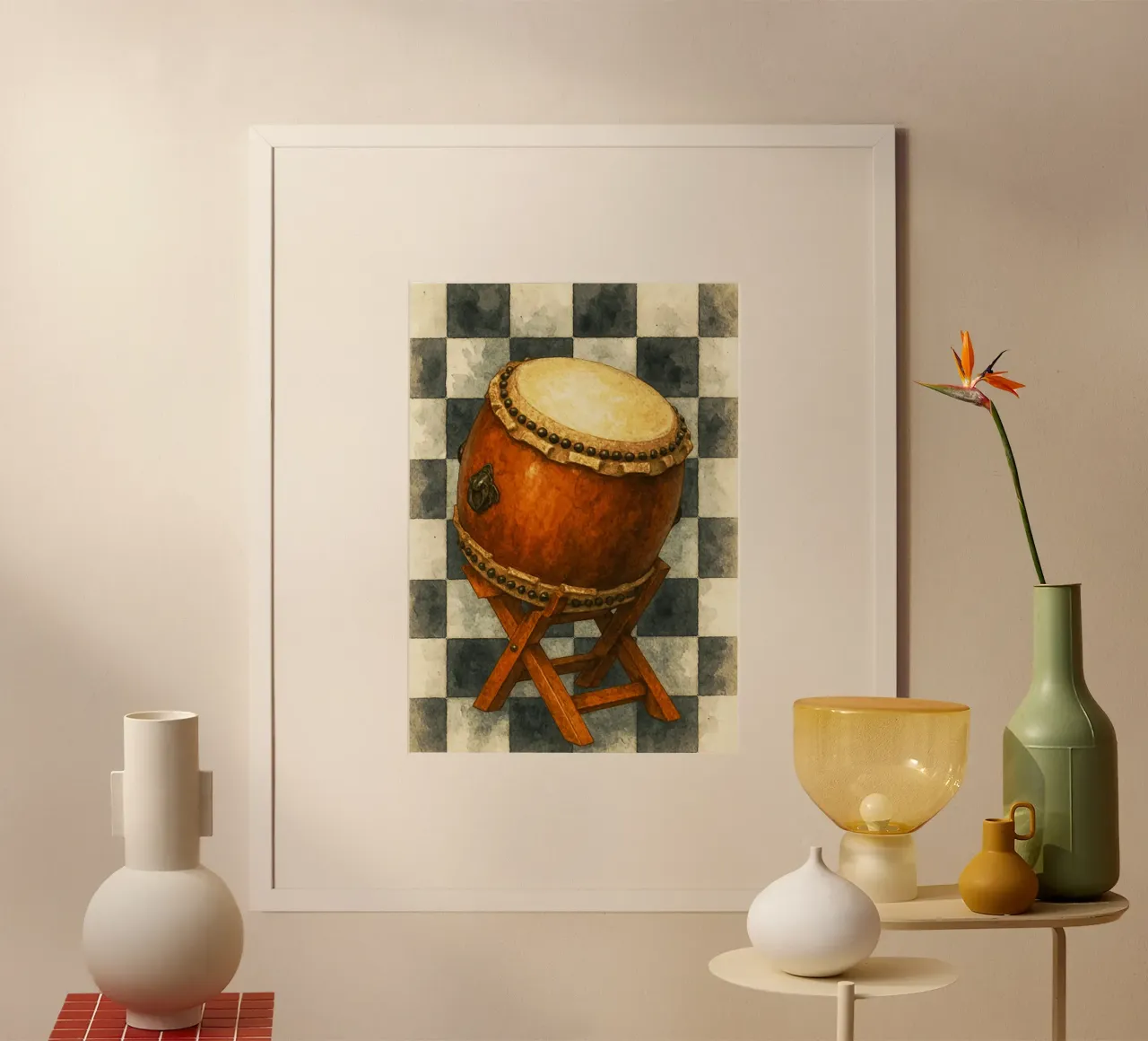 Taiko Phantasie Malerei Zeichnung Kunst Poster von the gendels