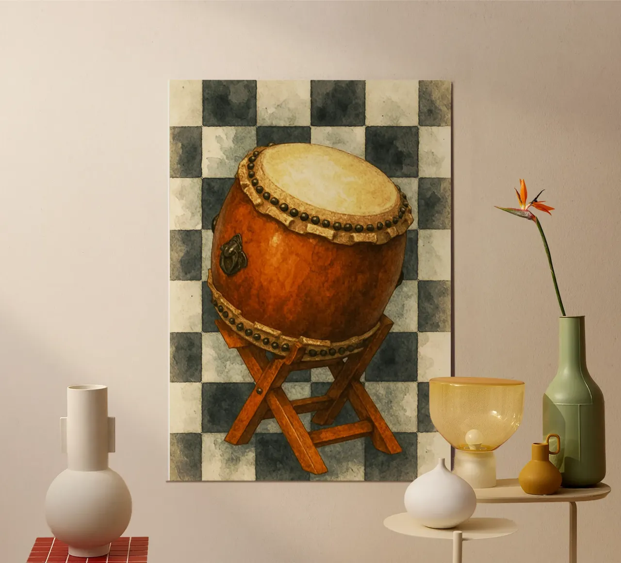 Taiko Phantasie Malerei Zeichnung Kunst Poster von the gendels
