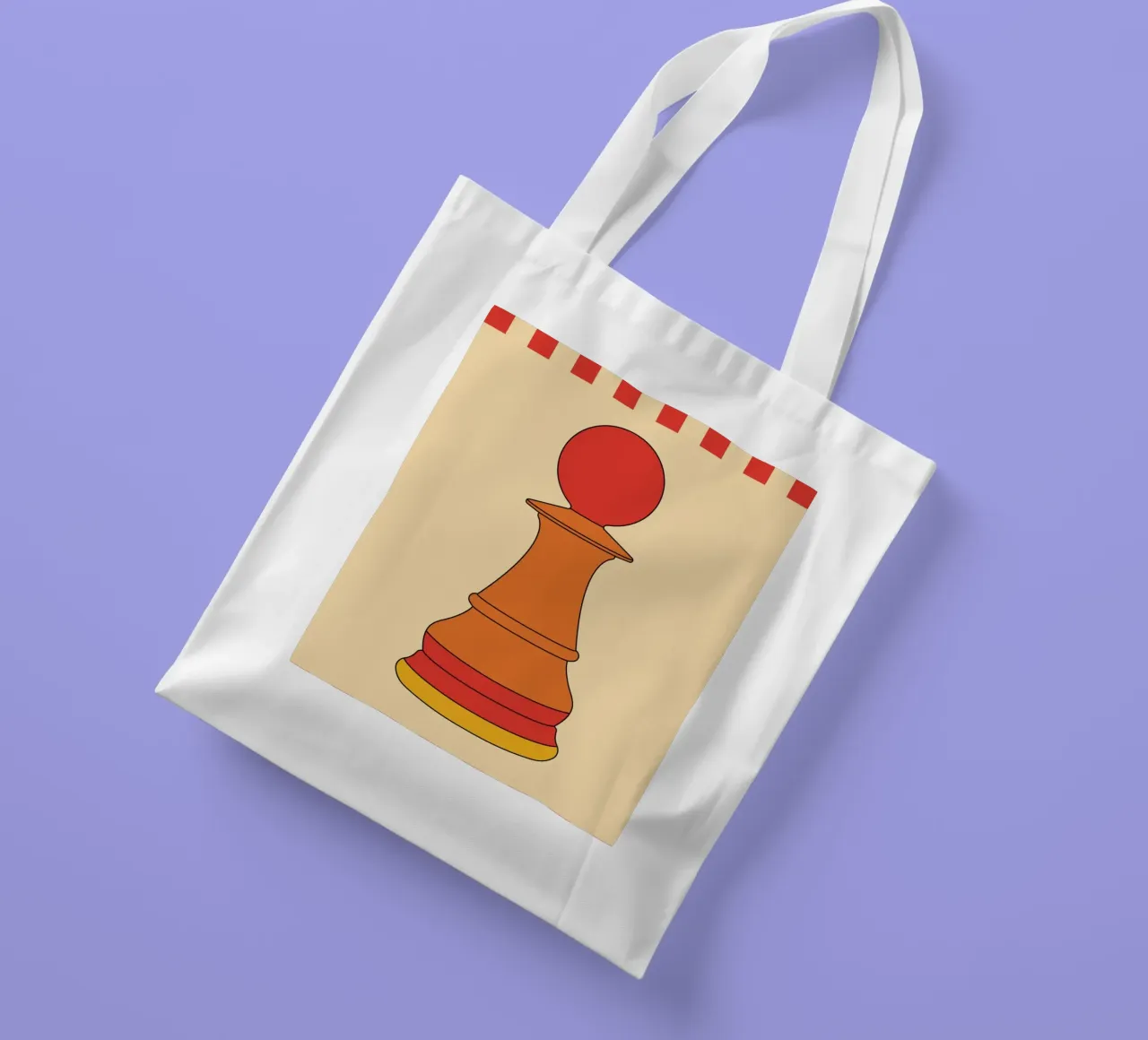 Chess Retro borsa in juta da galihstudio